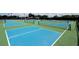 Community pickleball courts with blue and green surfaces at 7917 Broadmoor Pines Blvd, Sarasota, FL 34243