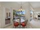 Breakfast nook with pool and garden views at 8128 Collingwood Ct, University Park, FL 34201