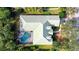 Property overview from above highlighting the home and pool at 9506 Royal Calcutta Pl, Lakewood Ranch, FL 34202