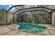 Inviting kidney-shaped pool with screened enclosure for privacy at 9506 Royal Calcutta Pl, Lakewood Ranch, FL 34202