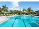 Expansive community pool perfect for swimming laps at 12433 Golden Sage Dr, Sarasota, FL 34238