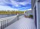 Spacious deck with water views and potted plants at 1256 Spoonbill Landings Cir, Bradenton, FL 34209