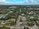 Aerial view of new construction homes and surrounding neighborhood at 1422 19Th St, Sarasota, FL 34234