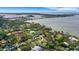 Property overview showing house near the water at 1616 North Dr, Sarasota, FL 34239