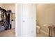 Large walk-in closet with built-in shelving and drawers at 16926 Harvest Moon Way, Bradenton, FL 34211