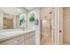Well-maintained bathroom featuring a vanity and a shower/tub combination at 5770 Midnight Pass Rd # 705C, Sarasota, FL 34242