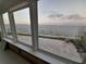 Beautiful waterfront view from inside the home at 957 Spanish N Dr, Longboat Key, FL 34228