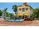 Charming cafe with outdoor seating and fountain feature at 1064 N Tamiami Trl # 1311, Sarasota, FL 34236
