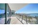 Spacious balcony with water and city views at 1155 N Gulfstream Ave # 603, Sarasota, FL 34236