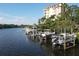 Convenient boat docks located on the waterfront at 1904 Monte Carlo Dr, Sarasota, FL 34231