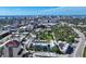 Wide aerial view showing the property and surrounding cityscape at 62 Audubon Pl, Sarasota, FL 34237