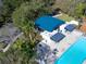 Community pool and recreation area from above at 6828 Coyote Ridge Ct, University Park, FL 34201