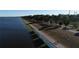 Aerial view of a park trail along the lake at 6828 Coyote Ridge Ct, University Park, FL 34201