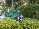Entrance sign for Mote Ranch Recreation Center at 6828 Coyote Ridge Ct, University Park, FL 34201
