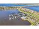 Marina with numerous boats docked, offering waterfront access at 931 Tidewater Shores Loop # 931, Bradenton, FL 34208