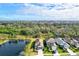 Aerial view of house and surrounding area at 12926 True Blue Cir, Bradenton, FL 34211