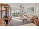 Spacious living room with comfortable seating and large windows at 1801 Gulf N Dr # 222, Bradenton Beach, FL 34217