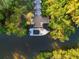 Boat at a private dock, seen from above at 1899 Buccaneer Cir, Sarasota, FL 34231