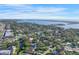 Wide aerial view of waterfront community at 1899 Buccaneer Cir, Sarasota, FL 34231