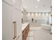 Modern bathroom with a soaking tub and double vanity at 1899 Buccaneer Cir, Sarasota, FL 34231