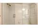 Clean shower with glass enclosure and tiled walls at 304 Spring Lakes Blvd # 304, Bradenton, FL 34210