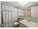 Updated bathroom with shower/tub combo and vanity at 4360 Chatham Dr # 108, Longboat Key, FL 34228