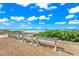 Relaxing beach view with benches overlooking the ocean at 4360 Chatham Dr # 108, Longboat Key, FL 34228