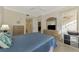Spacious bedroom with a double bed and built-in dresser at 4655 Tower Hill Ln # 2412, Sarasota, FL 34238