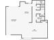 Floor plan including kitchen, living room, den, and bathroom at 1720 Alderman St, Sarasota, FL 34236