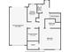 Floor plan with primary bedroom, bathroom, and laundry room at 1720 Alderman St, Sarasota, FL 34236