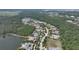 Aerial view showcasing a desirable homesite nestled in a tranquil community setting at 19439 Beacon Park Pl, Bradenton, FL 34202