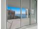Spacious balcony offering stunning water and city views at 301 Quay Commons # 1111, Sarasota, FL 34236