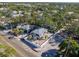 Property's aerial view showing its location and neighborhood at 3511 Camino Real, Sarasota, FL 34239