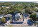 Aerial view of house location and neighborhood at 3511 Camino Real, Sarasota, FL 34239