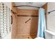 Walk-in shower with tile surround and grab bar at 4119 61St Avenue W Ter # 105, Bradenton, FL 34210
