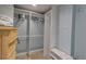 Spacious walk-in closet with double hanging rods and shelving at 4119 61St Avenue W Ter # 105, Bradenton, FL 34210