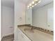Simple bathroom with a vanity and toilet at 4477 Sandner Dr, Sarasota, FL 34243