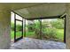 Spacious screened patio with backyard view at 4477 Sandner Dr, Sarasota, FL 34243
