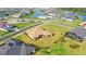 Aerial view of house and surrounding neighborhood at 4672 Mondrian Ct, Sarasota, FL 34240