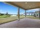 Spacious covered patio overlooking a lake at 4672 Mondrian Ct, Sarasota, FL 34240