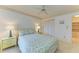 Bedroom with double bed and nightstands at 7135 27Th W Ave # 7135, Bradenton, FL 34209