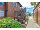 Wooden stairs leading to condo entrance, well-maintained at 7135 27Th W Ave # 7135, Bradenton, FL 34209
