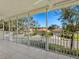 Spacious screened porch overlooking a residential neighborhood at 7335 Fountain Palm Cir # 7335, Bradenton, FL 34203