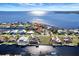 Waterfront property view showcasing the home's location and neighborhood at 118 Creek Se Dr, Port Charlotte, FL 33952