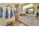 Spa-like bathroom with granite countertop and walk-in shower at 118 Creek Se Dr, Port Charlotte, FL 33952