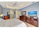 Main bedroom with king-size bed and large dresser at 118 Creek Se Dr, Port Charlotte, FL 33952