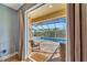 View of refreshing pool and patio from bedroom at 118 Creek Se Dr, Port Charlotte, FL 33952