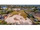 Aerial view of a community park with baseball field at 19 Seaside Ct, Holmes Beach, FL 34217