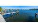 Private dock and waterfront access at 23 Seaside Ct, Holmes Beach, FL 34217