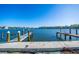 Private dock with waterfront access at 23 Seaside Ct, Holmes Beach, FL 34217